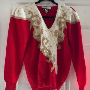 Festive holiday sweater